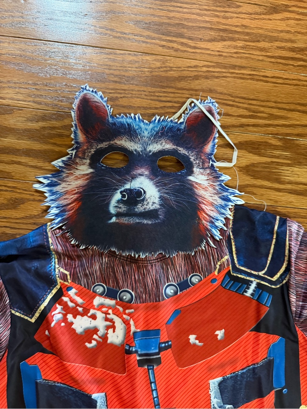 Rocket Raccoon
Marvel Universe character Costume Mask and Tunic